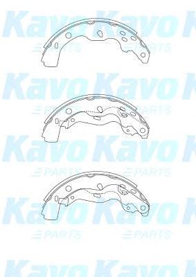 KAVO PARTS bs8936 -  Комплект тормозных колодок